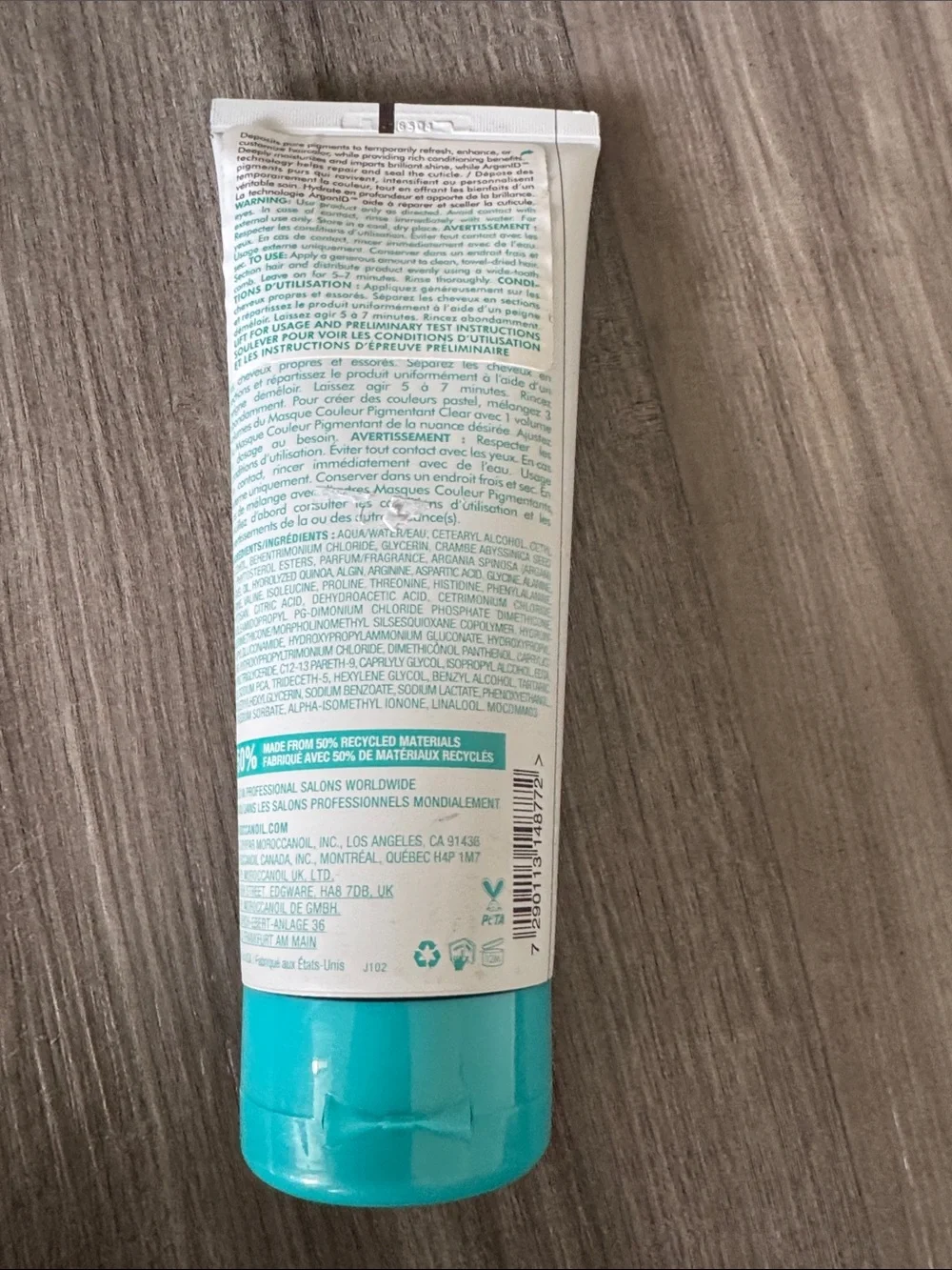 NEW Moroccanoil Color Depositing Mask Clear sealed 6.7 oz. high shine gloss